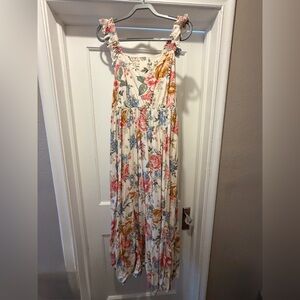 Torrid Floral Maxi Dress - Cream, Pink, Blue, Yellow